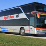 Poschodový autobus Setra S 328 DT je hviezdou Setra Oldtimer Collection v nemeckom Neu-Ulme