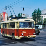 Československý trolejbus Škoda 14Tr bol kedysi hlavným protivníkom Rumunského DAC-112E v súboji o dopravu v Kyjeve