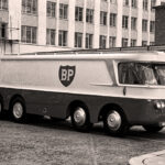 Jedinečná cisterna BP Auto Tanker bola vyrobená na autobusovom podvozku Leyland Dromedary