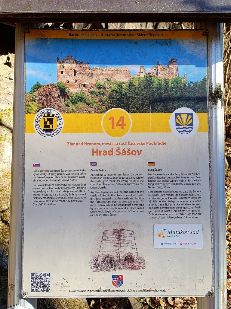 Hrad Šášov: brána do baníckeho srdca Slovenska